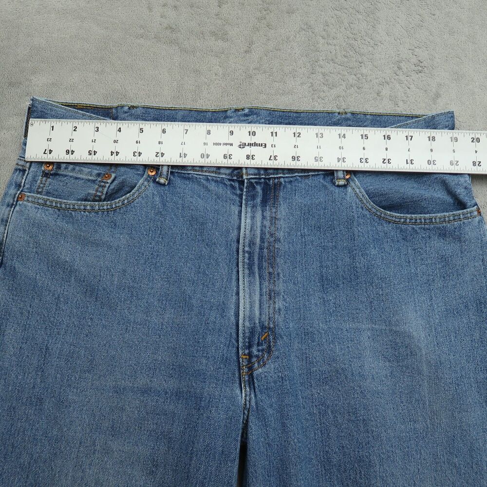 Levi's 550 Jeans Mens Size 40x30 (38x30 Actual) Blue Relaxed Tapered Denim - Picture 15 of 16